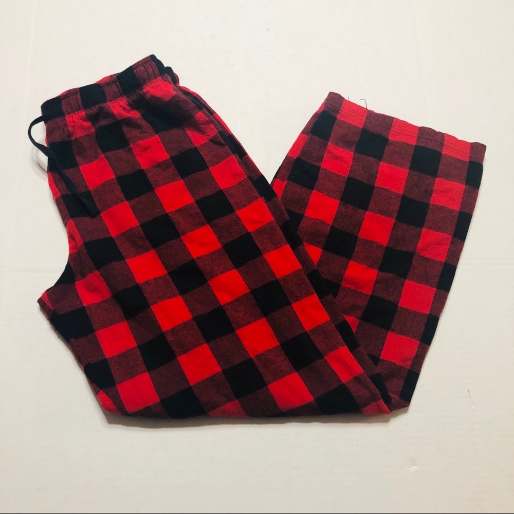 Cafe Press Red Buffalo Check Pajama Pants